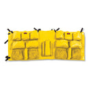 Rubbermaid Slim Jim Caddy Bag, 19 Compartments, 10.25W X 19H, Yellow - RCP2032951