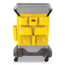Rubbermaid Slim Jim Caddy Bag, 19 Compartments, 10.25W X 19H, Yellow - RCP2032951