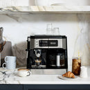 All-In-One Combination Coffee and Espresso Machine - Black