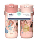Princess Harmony Straw Water Bottle - Pink