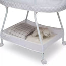 Sweet Dreams Bassinet with Airflow Mesh - Gray Infinity