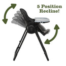 Classic Convertible 2-In-1 High Chair - Black