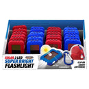 Blazing LEDz Solar 18 lm Assorted LED Flashlight AAA Battery, Pack of 24