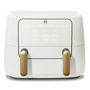 9 Qt TriZone Dual Basket Air Fryer by Drew Barrymore - White Icing