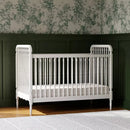 Liberty 3-in-1 Convertible Spindle Crib - Warm White