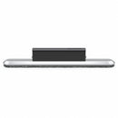 Quartet Felt Dry Erase 2-in-1 Eraser, 13 3/8 inW, Black/Silver - 85370