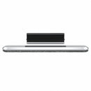 Quartet Felt Dry Erase 2-in-1 Eraser, 13 3/8 inW, Black/Silver - 85370