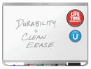 Quartet Gloss-Finish Porcelain Dry Erase Board, Wall Mounted, 48 inH x 96 inW, White - P558AP2