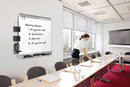 Quartet Gloss-Finish Porcelain Dry Erase Board, Wall Mounted, 48"H x 72"W, White - P557AP2