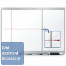 Quartet Gloss-Finish Porcelain Dry Erase Board, Wall Mounted, 48"H x 72"W, White - P557AP2