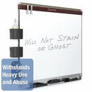 Quartet Gloss-Finish Porcelain Dry Erase Board, Wall Mounted, 24"H x 36"W, White - P553MP2