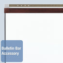 Quartet Gloss-Finish Porcelain Dry Erase Board, Wall Mounted, 24"H x 36"W, White - P553MP2