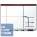 Quartet Gloss-Finish Porcelain Dry Erase Board, Wall Mounted, 36"H x 48"W, White - P554MP2