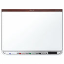 Quartet Gloss-Finish Porcelain Dry Erase Board, Wall Mounted, 36"H x 48"W, White - P554MP2