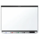 Quartet Gloss-Finish Porcelain Dry Erase Board, Wall Mounted, 48"H x 72"W, White - P557BP2