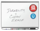 Quartet Gloss-Finish Porcelain Dry Erase Board, Wall Mounted, 48 inH x 96 inW, White - P558GP2