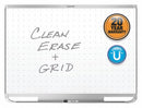 Quartet Gloss-Finish Steel Dry Erase Board, Wall Mounted, 48"H x 72"W, White - TEM547A