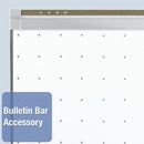 Quartet Gloss-Finish Steel Dry Erase Board, Wall Mounted, 48"H x 72"W, White - TEM547A
