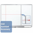 Quartet Gloss-Finish Steel Dry Erase Board, Wall Mounted, 48"H x 72"W, White - TEM547A