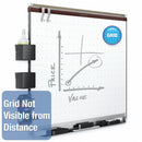 Quartet Gloss-Finish Steel Dry Erase Board, Wall Mounted, 36"H x 48"W, White - TEM544M
