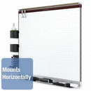 Quartet Gloss-Finish Steel Dry Erase Board, Wall Mounted, 36"H x 48"W, White - TEM544M