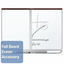 Quartet Gloss-Finish Steel Dry Erase Board, Wall Mounted, 36"H x 48"W, White - TEM544M