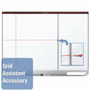 Quartet Gloss-Finish Steel Dry Erase Board, Wall Mounted, 36"H x 48"W, White - TEM544M