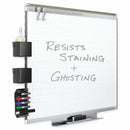 Quartet Gloss-Finish Melamine Dry Erase Board, Wall Mounted, 36"H x 48"W, White - TE544AP2