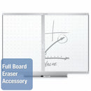 Quartet Gloss-Finish Melamine Dry Erase Board, Wall Mounted, 48"H x 72"W, White - TE547AP2