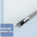 Quartet Gloss-Finish Glass Dry Erase Board, Wall Mounted, 48"H x 96"W, White - G9648W-A