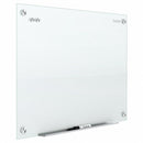 Quartet Gloss-Finish Glass Dry Erase Board, Wall Mounted, 48"H x 96"W, White - G9648W-A