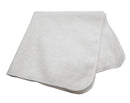 Tough Guy Microfiber Cloth, Medium Duty, 16 in x 16 in, White, PK 12 - 32UV09