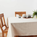 84" x 60" Cotton and Linen Blend Tablecloth