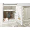 Brightroom™ Punched Metal Over-The-Door Organizer - White