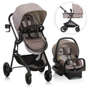 Pivot Modular Travel System with LiteMax Infant Car Seat - Desert Tan