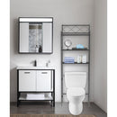 J&V TEXTILES 3-Shelf Metal Bathroom Organizer Over the Toilet, Bathroom Space Saver