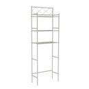 J&V TEXTILES 3-Shelf Metal Bathroom Organizer Over the Toilet, Bathroom Space Saver