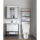 J&V TEXTILES 3-Shelf Metal Bathroom Organizer Over the Toilet, Bathroom Space Saver