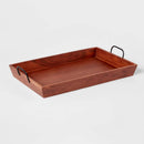 20" x 13" Wood Serving Tray