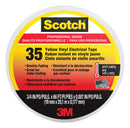 Scotch 3/4 in. W X 66 in. L Yellow Vinyl Electrical Tape, Pack of 5