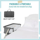 Skylar Bassinet and Bedside Sleeper - Grey