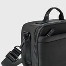 Faux Neoprene Lunch Tote - Black