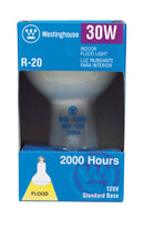 Westinghouse 30 W R20 Floodlight Incandescent Bulb E26 (Medium) White 1 pk, Pack of 6