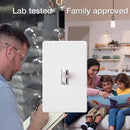 Lutron Toggler White 150 W 3-Way Dimmer Switch 1 pk