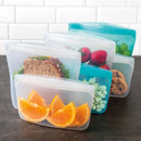 ProKeeper+ Reusable Silicone Bag Set - White - 6 Pieces