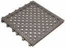 Ergo Advantage Interlocking Drainage Mat, Recycled PVC, Black, 10 PK - AG2