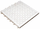 Ergo Advantage Interlocking Antifatigue Mat, Recycled PVC, White, 10 PK - A1-W