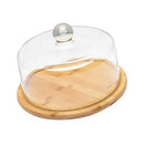 Glass Cover Cake Stand - Clear