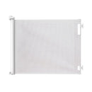 Safety 71" Wide x 33" Tall Retractable Baby Gate - 3118 - White