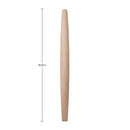 22-Inch Tapered Maple Wood French Rolling Pin